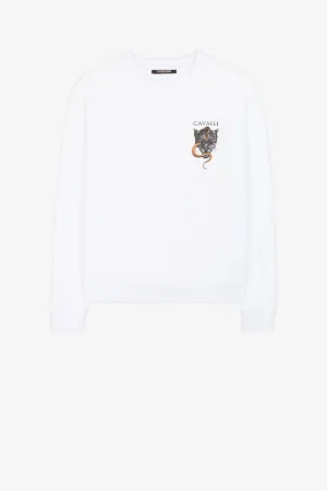 Sudadera de algodón con estampado Serpentine Jaguar