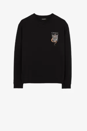 Sudadera de algodón con estampado Serpentine Jaguar