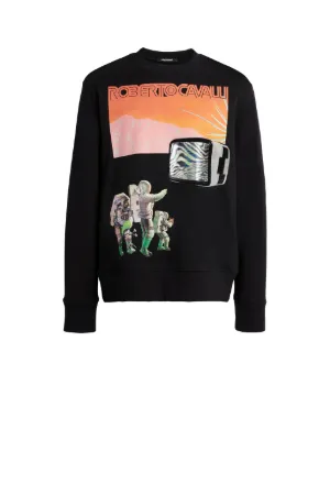 Surreal Landscape printed sweatshirt