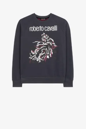 Sweat à imprimé tigre