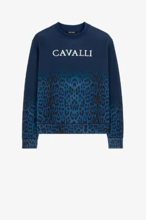 Sweatshirt aus Baumwolle mit Jaguar-Print
