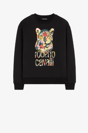 Sweatshirt mit grafischem Print