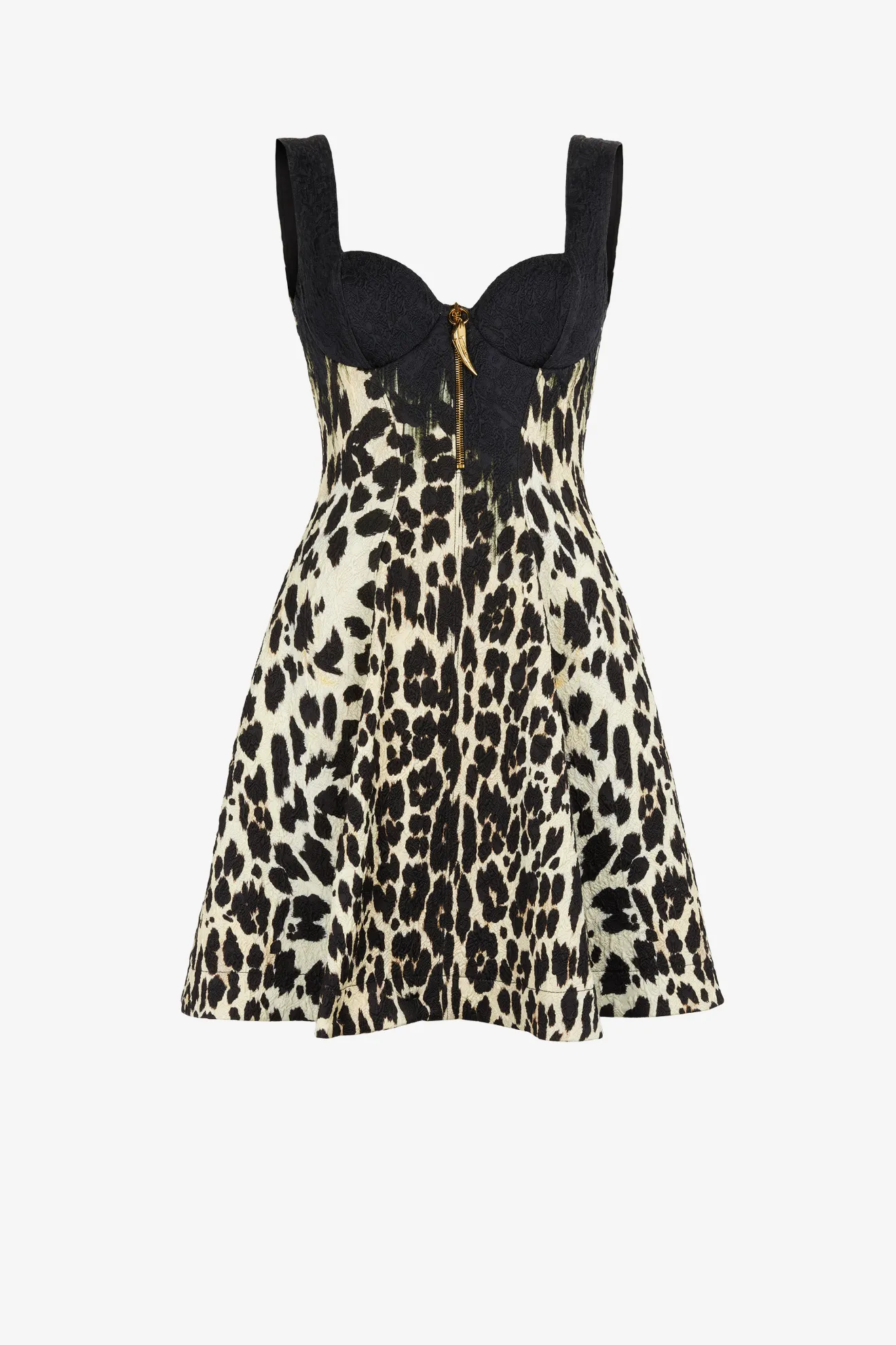 leopard print day dress