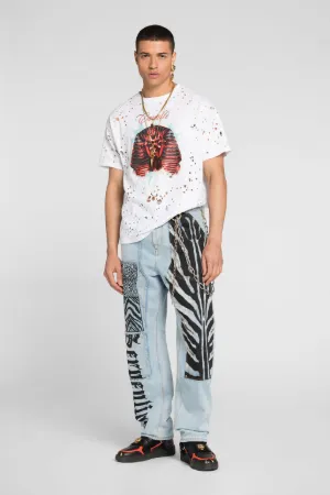 T-shirt à imprimé dévoré pharaon