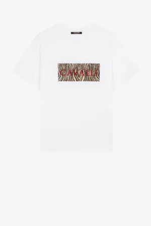T-shirt à logo brodé et imprimé Freedom