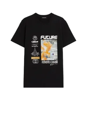T-shirt à logo et imprimé Global Earth
