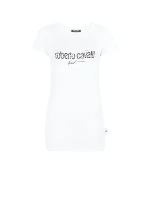 t-shirt cintré à logo imprimé