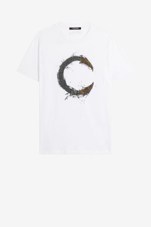 T-shirt con logo C