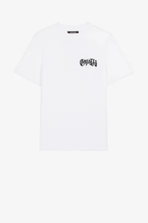 T-shirt con logo ricamato