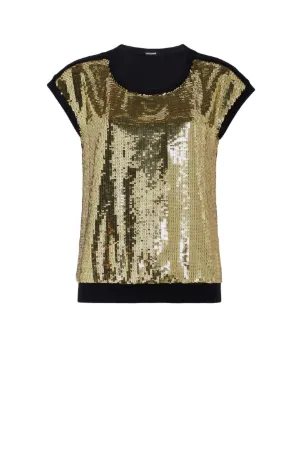 t shirt con paillettes