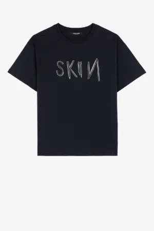 T-shirt con slogan