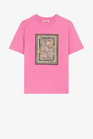 T-shirt con stampa Jaguar