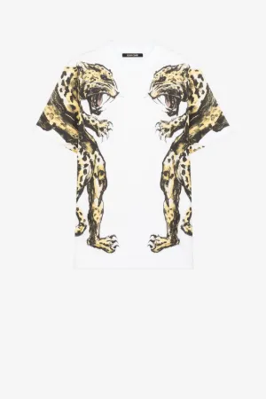 T-shirt con stampa Mirror Jaguar