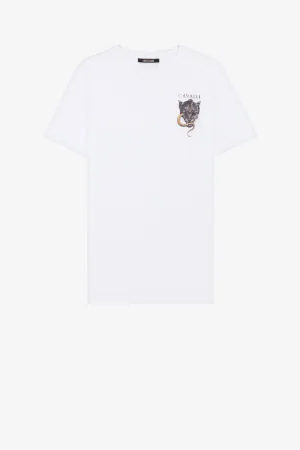 T-shirt con stampa Serpentine Jaguar