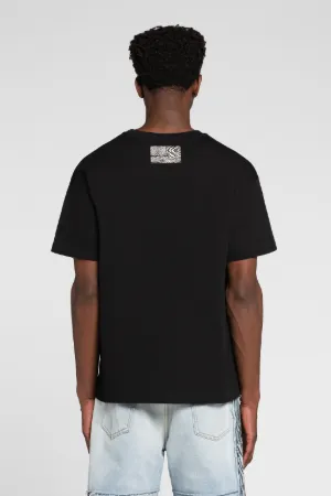 T-shirt en coton à appliqué Walk Of Fame