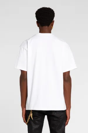 T-shirt en coton à appliqués Tiger et logo