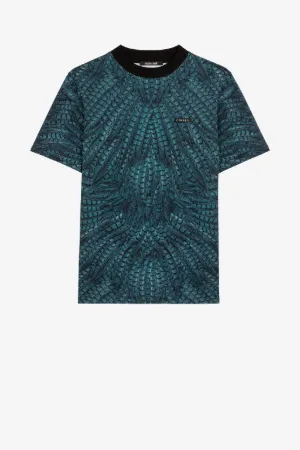 T-shirt en coton à imprimé Falcon