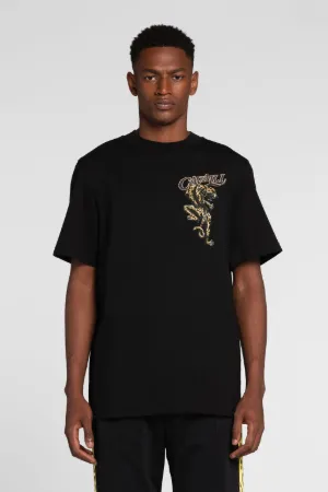 T-shirt en coton à imprimé jaguar