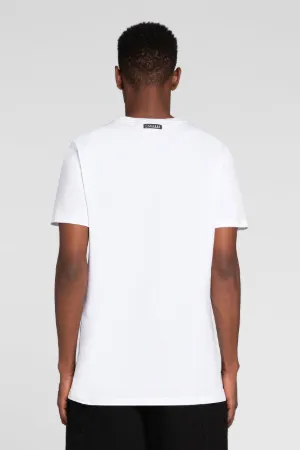 T-shirt en coton à imprimé Mirror Snake