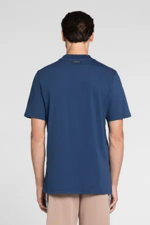 T-shirt en coton à logo appliqué