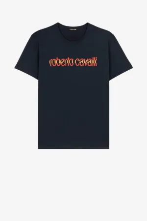 T-shirt en coton à logo imprimé