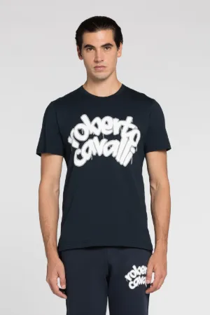 T-shirt en coton à logo imprimé