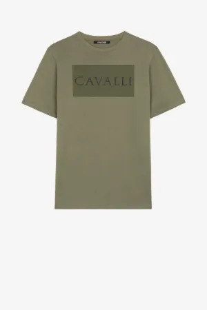 T-shirt en coton à logo imprimé