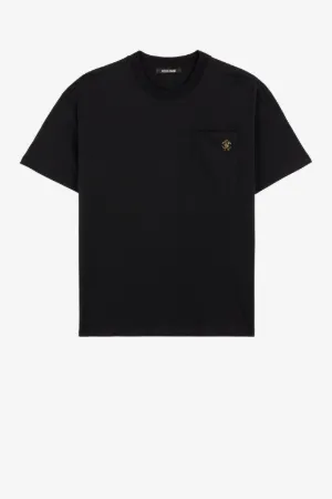 T-shirt en coton à ornement Mirror Snake