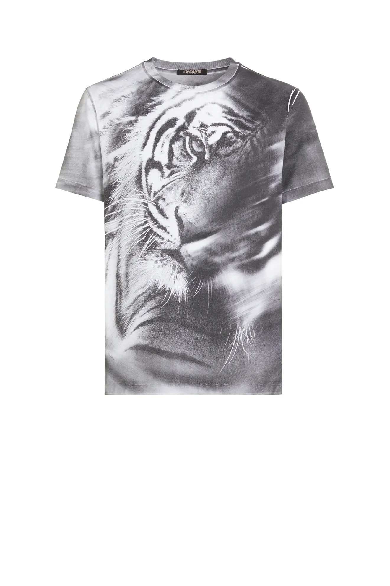 tiger print tee shirt