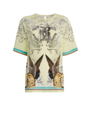 T-Shirt mit Hybrid Animals Print 