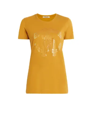 T-Shirt mit Mirror Snake Logo 