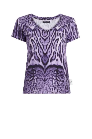 T-Shirt mit Ocelot Summer Print