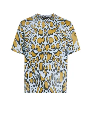 T-Shirt mit Sun Bleached Lynx Print 