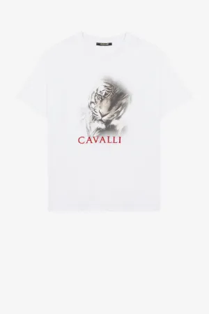 T-Shirt mit Tiger-Print