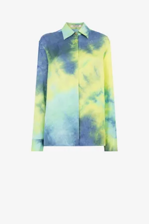 tie-dye print shirt