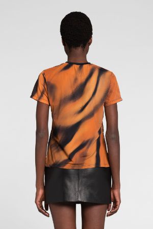 Tiger-Print T-Shirt