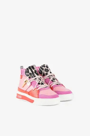 Tiger Tooth Hi-Top Sneakers