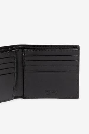 Tiger Tooth Leather Bi-Fold Wallet 