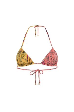 Top bikini a fiori
