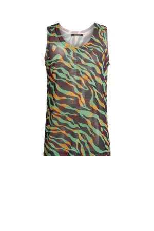 top de tirantes Tiger Twiga en tejido de jersey