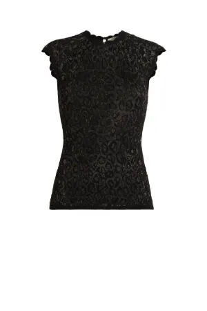 Top mit Heritage Jaguar Muster 