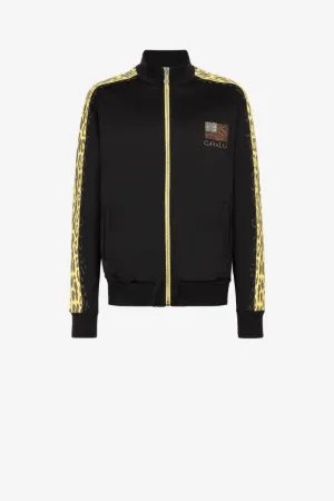 Trainingsjacke mit animalischen Patchwork-Applikationen