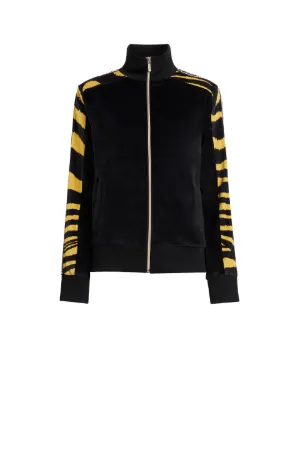 Trainingsjacke mit Vintage Zebra Print
