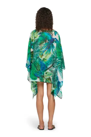 tropical kaftan dress