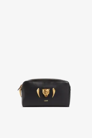 Trousse de toilette en cuir Tiger Tooth