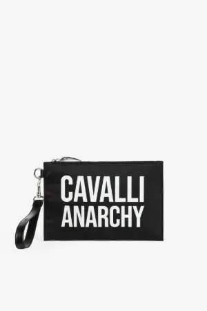 Umschlagtasche mit Slogan-Print
