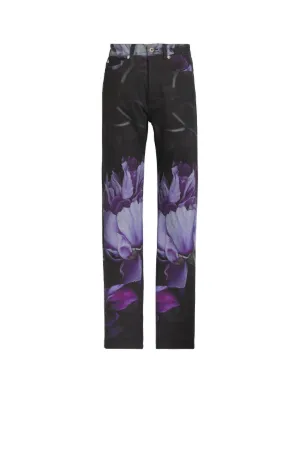 vaqueros slim con estampado Marchito