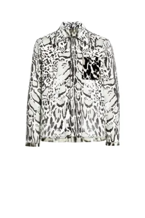 Veste-chemise à imprimé Lynx