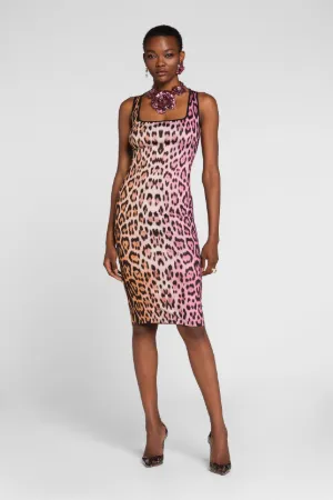 Vestido con estampado Jaguar