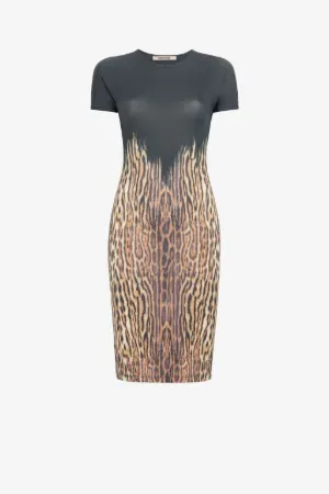 Vestido con estampado Ocelot